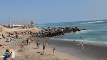 Peruanos aprovechan el sol de invierno durante el fin de semana en Lima y visitan playa: "El frío es mental"