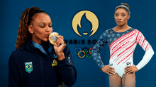 Rebeca Andrade hace historia y supera a Simone Biles por primera vez en los Juegos Olímpicos de París 2024