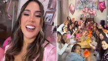 Melissa Paredes recibe una sorpresa de Anthony Aranda con ‘pijama party’ antes de su cumpleaños de la modelo