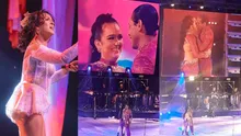 Daniela Darcourt y su bailarín, Waldir Felipa, se besan EN VIVO en pleno show y él le declara su amor