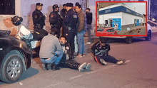 Policías capturan a 2 de 7 delincuentes que pretendían asaltar un agente bancario del BBVA en Comas