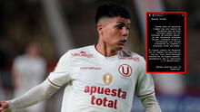 Jairo Concha y la fuerte denuncia de estafa que anunció en sus redes previo al Universitario vs. Garcilaso