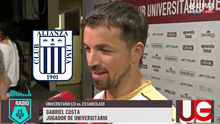 Gabriel Costa y su 'picante' mensaje a Alianza Lima tras el triunfo de la U: Siempre estuve bien