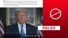 Donald Trump no advierte en video “confinamiento y el fraude electoral en EE. UU.” por la viruela del mono en 2024