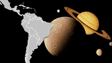 Estos son los países de América Latina donde se vió la 'colisión' de Saturno y la Luna: MIRA este fenómeno astrológico