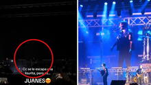 Juanes explotó en pleno concierto en Trujillo porque le apagaron la luz: "No veo ni m*****"