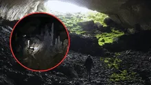 Argentinos se sorprenden al entrar a una cueva desconocida en Amazonas, Perú: hay rocas brillantes, huesos y cerámicas