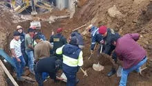 Tragedia en Huancavelica: 2 personas mueren sepultadas por colapso de muro en obra de construcción