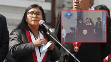 Gritan "mochasueldo" a congresista Katy Ugarte durante su presentación en Cusco