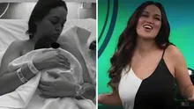 Angie Arizaga regresa a las pantallas y luce su figura a pocos días de dar a luz: "He bajado casi 12 kilos"