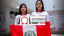 Dos escolares peruanas buscan ganar el Mundial de Informática en Egipto y superar a 80 países: ya ganaron concursos internacionales