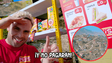 Youtuber peruano abre una tienda en un cerro de Villa María del Triunfo y regala todos los productos: "Chapa tu canasta"