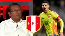 'Tigrillo' Navarro minimiza a James Rodríguez previo al Perú vs. Colombia: "Nos conviene que juegue el 'gordito'"