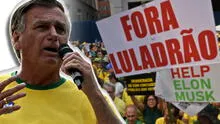 Bolsonaro se pronuncia desde la marcha por la “libertad” tras bloqueo de X: “Que el Senado ponga freno a ese dictador”