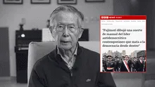 "Alberto Fujimori mató la democracia desde dentro": así titula la BBC la muerte del exdictador