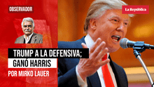 Trump a la defensiva; ganó Harris, por Mirko Lauer