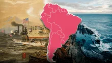 El único país de América Latina que tiene acceso a 3 océanos y superó a Estados Unidos con su fuerza naval en 1879