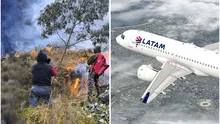 Avión de Latam no pudo aterrizar en el aeropuerto de Áncash por incendios forestales y regresó a Lima