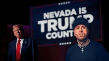 Nicky Jam apoya a Trump en mitin de Las Vegas, pero él lo confunde con una mujer: "Es una cantante sexy"