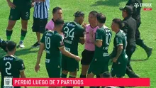 Paolo Guerrero explotó y encaró fuerte a Joel Alarcón al final del partido por sus polémicas decisiones