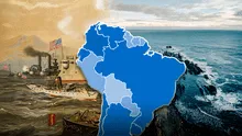 El único país de América Latina que tiene acceso a 3 océanos y superó a Estados Unidos con su fuerza naval en 1879