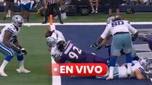 [NFL HOY] Dallas Cowboys vs Baltimore Ravens, RESULTADO EN VIVO vía Fox Sports: ver AQUÍ el juego GRATIS