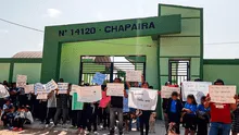 Piura: infantes estudian junto a pozos sépticos colapsados tras 4 meses de paralizada la reconstrucción