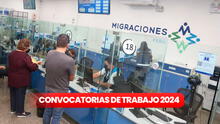 Migraciones LANZA una convocatoria laboral y está en busca de egresados técnicos y universitarios, con sueldos de hasta S/9.000