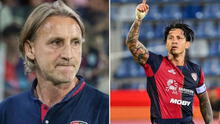 DT de Cagliari confesó que Lapadula "tuvo problemas" antes de ser titular por primera vez: Debo decirlo