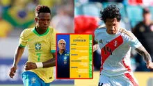 Con Vinícius y Endrick: Brasil presentó su poderosa lista de convocados para los partidos ante Perú y Chile