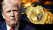 Trump lanza línea de relojes de oro con su nombre desde US$799: compra incluye carta del expresidente de EE. UU.