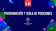 TABLA DE POSICIONES Champions League EN VIVO: resultados y posiciones de la fecha 2