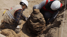 Hallazgo en Perú: arqueólogos desentierran fardos funerarios de más de 800 años de antigüedad en Ica