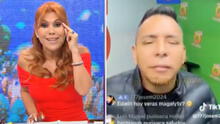 Magaly ENCARA a Edwin Sierra por decir que su programa es una “porquería” y le recuerda infidelidad a Milena con Greissy