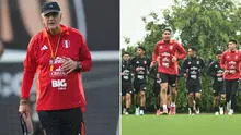 El inédito once que probó Jorge Fossati en la selección peruana a una semana de crucial partido ante Uruguay por Eliminatorias