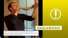 No es un “video filtrado” de Mark Zuckerberg tocando trompeta judía en 2024