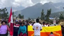 Bloquean carretera Apurímac-Ayacucho por protestas que exigen la creación de la Universidad de Chincheros