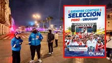 MML transmitió partido Perú vs Uruguay en pantalla gigante, pero cerró accesos a Plaza de Armas