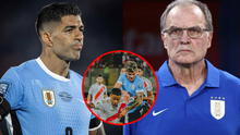 Hinchas uruguayos acusan a Suárez de 'armar la camita' a Bielsa tras derrota ante Perú: "Pudrió el vestuario"