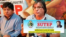 Sutep ratifica huelga indefinida desde el 16 de octubre, pero no en todo el Perú: ¿cuáles son las regiones que acatarán el paro?