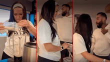 Angie Arizaga hace que Jota Benz tome su leche materna y casi lo hace vomitar: exchica reality le jugó pesada broma a su novio