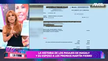 Magaly Medina MUESTRA PRUEBAS de quién pagó sus pasajes para los Martín Fierro y revela cuánto costaron