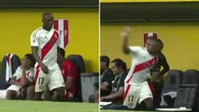 Luis Advíncula ESTALLA tras ser sustituido en la dura caída de la selección peruana contra Brasil