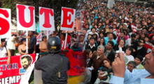 Paro nacional del Sutep: docentes protestan en Lima, Arequipa, Ica y Loreto por mejoras salariales