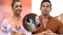 Karla Tarazona y Christian Domínguez son SORPRENDIDOS BESÁNDOSE en el detrás de cámaras de 'Préndete': "Cuando nadie los ve"