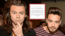 Harry Styles publica EMOTIVO MENSAJE ante el fallecimiento de Liam Payne: "Mi corazón se rompe"