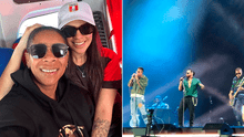 Leyla Chihuán y joven mujer disfrutaron del ROMÁNTICO CONCIERTO de Aventura en el Estadio Nacional