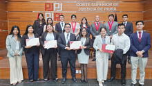 Alumnos de la Universidad de Piura ganan concurso de litigación oral por el 150 Aniversario de la Corte de Piura