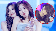 Nayeon y Sana de TWICE sorprenden con romántico beso en Corea y causa furor en redes sociales