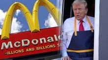 McDonald's rechaza haber dado permiso a Trump para campaña política: "No somos rojos, ni azules"